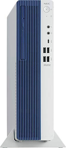 NEC デスクトップパソコン Mate J タイプML(Windows 10 Pro(Windows 11 Pro DG版)/Core i7-12700/8GB/1TB/Officeなし/DVD SuperMulti) 白/青