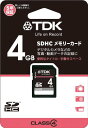 TDK SDHCカード 4GB Class4 (5年) T-SDHC4GB4