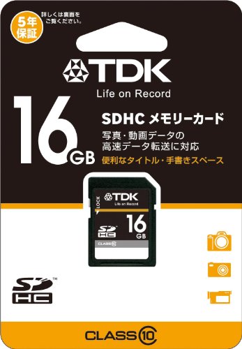 TDK SDHCカード 16GB Class10 (5年) T-SDHC16GB10