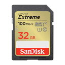 SanDisk y TfBXN Ki z SDJ[h 32GB SDHC Class10 UHS-I U3 V30 SanDisk Extreme SDSDXVT-032G-GHJIN VpbP[W