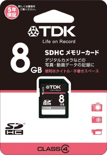 TDK SDHCカード 8GB Class4 (5年) T-SDHC8GB4