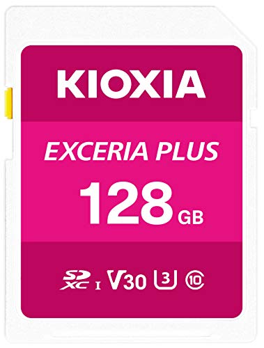 KIOXIA キオクシア 旧東芝メモリ SDカード 128GB UHS-I U3 V30 Class10 SDXC 最大読出速度100MB/s 日本製 国内サポート正規品 メーカー5年 KLNPA128G