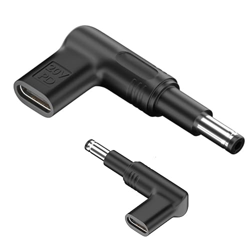 楽天卯月屋全22種 fine-R USB-C 入力 DC 4.8×1.7mm 出力 19.5V 100W 対応 主に HP ASUSノートパソコン PD 充電 変換アダプター プラグ 高速充電 （PL保険加入品） （13-4817）