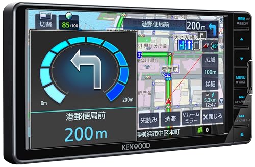 楽天卯月屋ケンウッド（KENWOOD） 7インチワイド MDV-L310W 安心の日本製製デジタルルームミラー型ドライブレコーダーと連携可能 Bluetooth搭載 ワイヤレス音楽再生 オーディオ一体型 ブラック