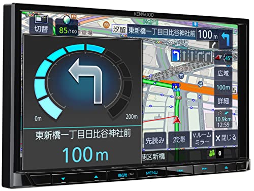 楽天卯月屋ケンウッド 7インチ MDV-L309 KENWOOD製デジタルルームミラー型ドライブレコーダーと連携可能 Bluetooth搭載 ワイヤレス音楽再生 オーディオ一体型 ブラック KENWOOD