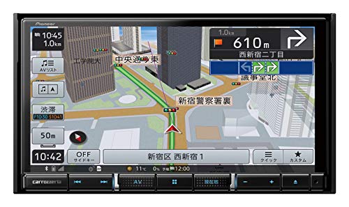 パイオニア カーナビ AVIC-RZ911 7インチ 2D(180mm) 楽ナビ 無料地図更新 フルセグ DVD CD Bluetooth SD USB HDMI HD画質 カロッツェリア