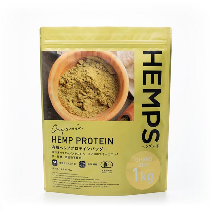 HEMPS 有機ヘンププロテインパウダー 1kg