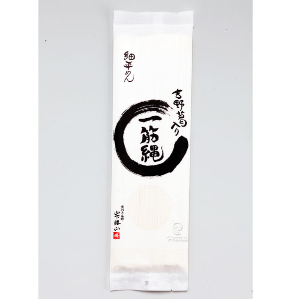 三輪山勝製麺 一筋縄 麦縄細平めん 170g