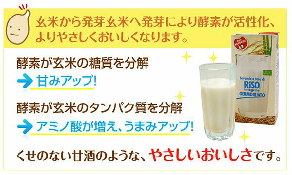 有機発芽玄米ギャバライスミルク1000ml