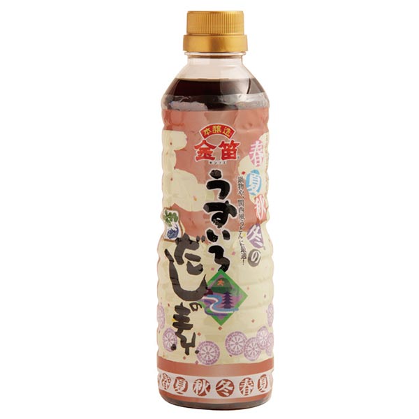 金笛 春夏秋冬のうすいろだしのもと 500ml