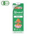 EcoMil（エコミル） 有機アーモンドミルク （アガベシロップ入） 1000ml