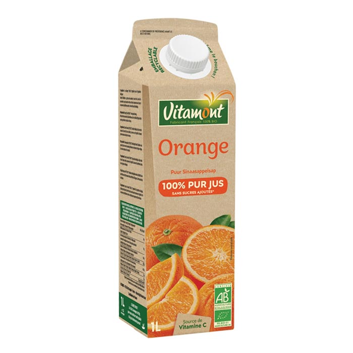 Vitamont（ヴィタモント） オーガニックフルーツジュース オレンジ／1L