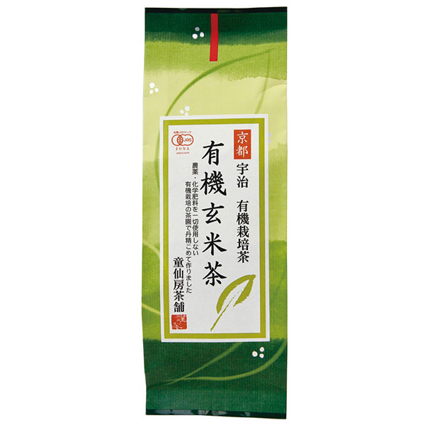 童仙房茶舗 有機玄米茶 120g