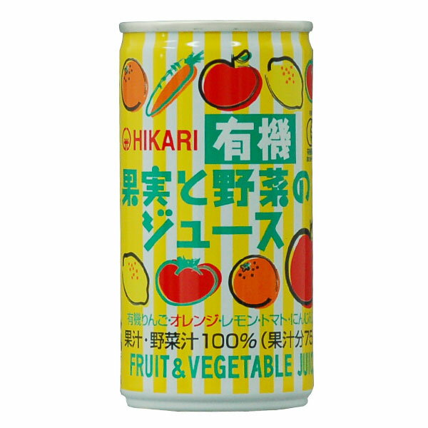 光食品（HIKARI）ヒカリ 有機果実と野菜のジュース 190g