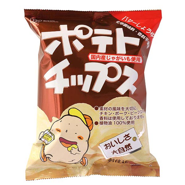 創健社 ポテトチップス バター醤油