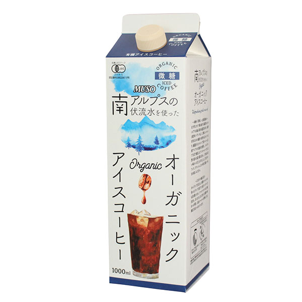 ムソー オーガニックアイスコーヒー　微糖 1000ml