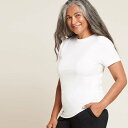 BOODY(ブーディ) クルーネックTシャツ レディース ホワイト M