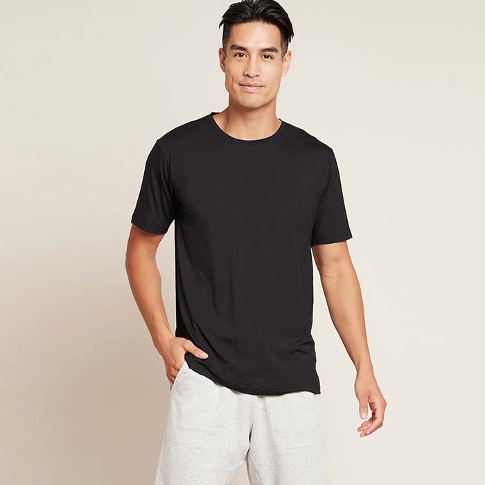 BOODY(ブーディ) メンズクルーネックTシャツ メンズ ブラック L