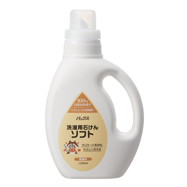 樂天商城 - パックス洗濯用石けん ソフト・本体 1200ml