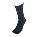 杉山ニット工業 EM5本指ソックス雅/クルー EM Five-toed Socks Crew チャコールグレー/25-27cm