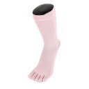 杉山ニット工業 EM5本指ソックス雅/クルー EM Five-toed Socks Crew ローズピンク/23-25cm