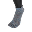 杉山ニット工業 EM5本指ソックス雅/スニーカー EM Five-toed Socks sneakers ターコイズ/23-25cm(4)