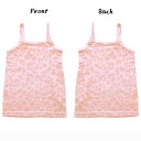 Livra Pop print camisole kids (ヒョウ/ベビーピンク 80)(4)
