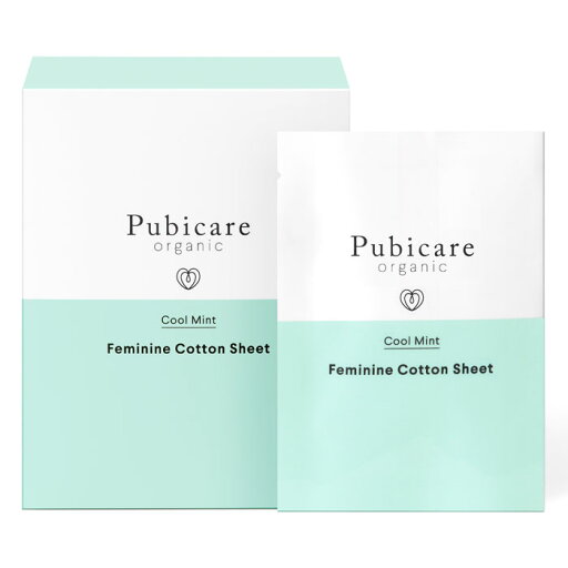 Pubicare organic(ピュビケアオーガニック) フェミニン コットン シート クールミント/20枚入り Pubicare organic(ピュビケアオーガニック) フェミニン コットン シート クールミント/20枚入り