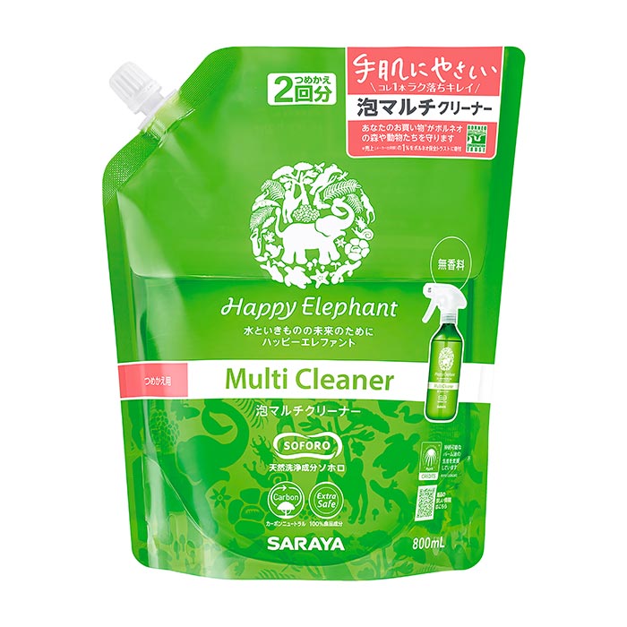 Other - ハッピーエレファント 泡マルチクリーナー 詰替え用/800ml