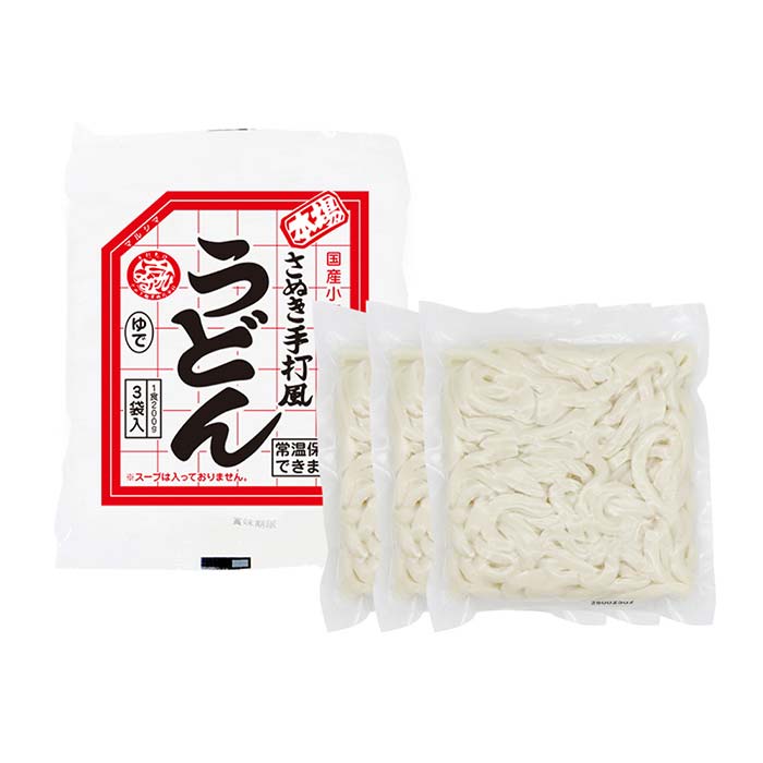 マルシマ さぬきゆでうどん　 スープなし／200g×3食