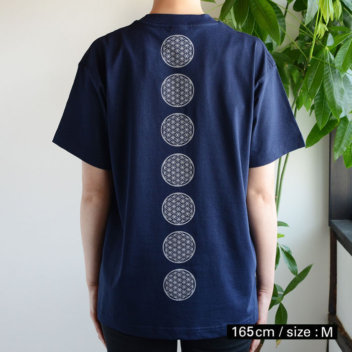 乐天商城 - プレマルシェ・ボディバランス・オーガニックコットン・復活Tシャツ ネイビー／XLサイズ