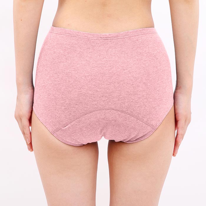 ナチュラムーン（NaturaMoon） オーガニックコットン吸水ショーツ ローズピンク/M-L uzumasa-10056696 京都太秦しぜんむら サンプル画像3