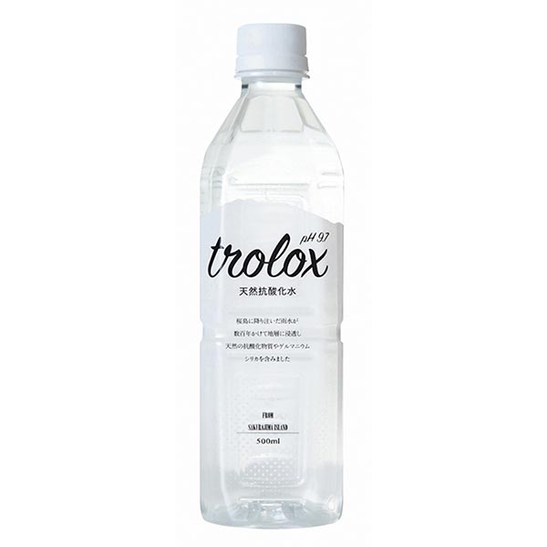 天然抗酸化水 trolox トロロックス 500ml