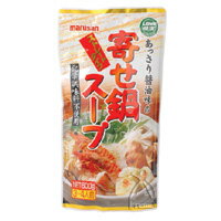 ムソー マルサン あっさりしょうゆ味の寄せ鍋スープ 600g