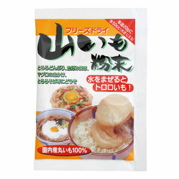 北国フード フリーズドライ 山いも粉末 20g