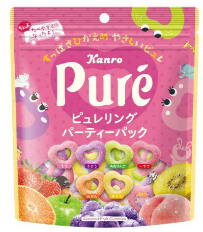 カンロ　ピュレリングパーティーパック　156gx4個セット［飴　菓子］(4)