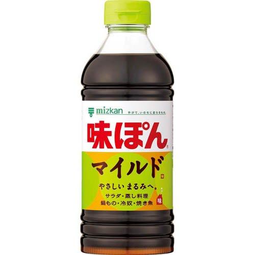 ミツカン 味ぽん マイルド 500ml×12個セット［調味料　ポン酢］