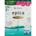 メニコン エピカコールドアクアモア 310ml×2本[エピカコールド ソフトレンズ洗浄液]