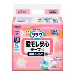 花王 リリーフモレ安心テープ式M15枚[リリーフ 介護オムツ 大人用紙おむつ 尿とりパッド]