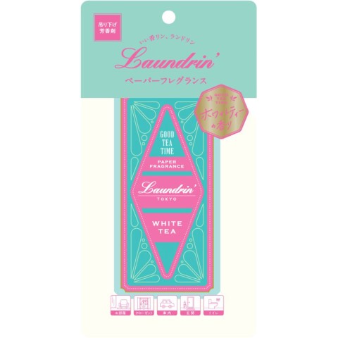 ランドリンペーパーホワイトティー1枚[芳香剤　紙]