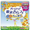 チャームナップ　吸水さらフィ　100cc　多くても安心用　羽なし　29cm　28枚入○リニューアル等により、パッケージ画像は予告なく変更されることがあります。お届けの商品と異なる場合がございますのでご了承ください。○夜用のナプキンサイズで水分・ニオイまでギュッと吸引！高吸収ポリマーとなみなみシートで瞬間吸収し、表面に残る間もなく、お肌サラサラ！また消臭ポリマーと吸着カプセルのダブルニオイ吸着システムで24時間消臭長続き！だから尿もれを気にせず、普段通り過ごせます。原材料表面材：ポリオレフィン・ポリエステル不織布色調：白香料問い合わせ先ユニ・チャーム