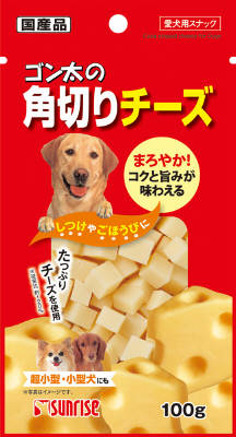 ゴン太の角切りチーズ 100g[ゴン太 犬用 ジャーキー]