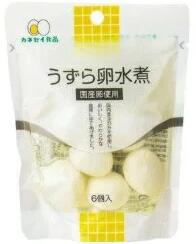 ●【在庫限り】カネセイ食品 国産うずら卵水煮スタンドパック6個×12個セット［卵］（賞味期限2026/7/18）