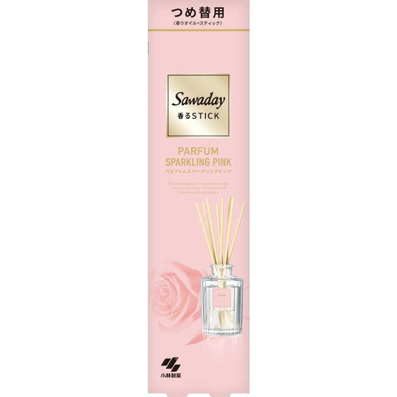小林製薬 サワデー（Sawaday） 香るスティック パルファムスパークリングピンク詰め替え用70mL[サワデー 芳香剤 部屋用]のサムネイル