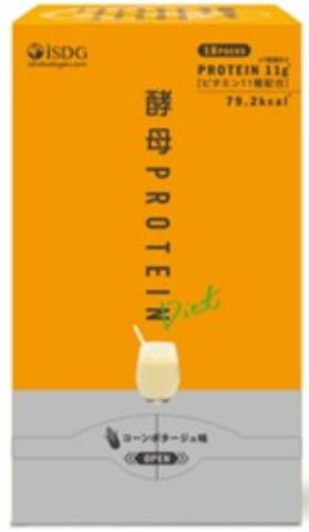 ●【在庫限り】医食同源　酵母プロテイン　コーンポタージュ味　18包(賞味期限2025/4/12）［ダイエット..