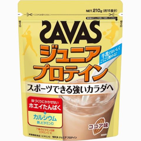 明治 ザバス ジュニアプロテイン ココア15食分 210g[ザバス プロテイン]