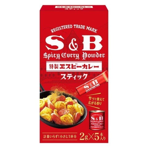 ●【在庫限り】エスビー食品カレー粉スティック10g［カレー粉　個包装](賞味期限2025/3/30）のサムネイル