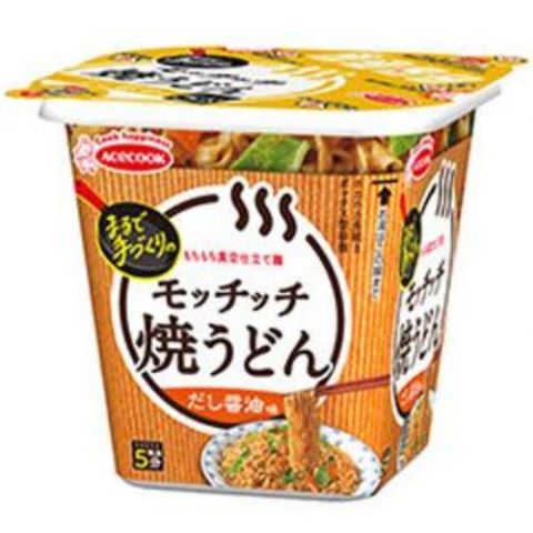 エースコック 焼うどんモッチッチ だし醤油味 97gx12個セット［カップ麺 インスタント]