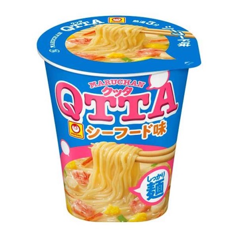 東洋水産 マルちゃん MARUCHAN QTTA シーフード味 75g×12個セット[麺 カップ麺］