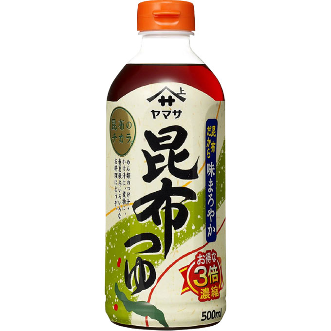 ヤマサ昆布つゆ パック 500ml×12個セット［調味料 つゆ］